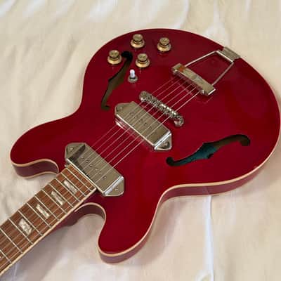 2020 Epiphone Casino Coupe - Small Body (Les Paul Size) Casino - Cherry - Free Pro Setup image 6