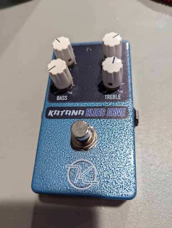 Keeley Katana Blues Drive Overdrive V1 2010s - Blue image 1