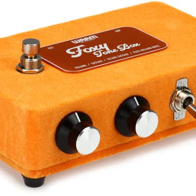 Warm Audio Foxy Tone Box Fuzz Pedal - Orange image 1