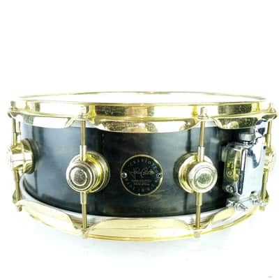 *DW/Craviotto 5x14" 1998 1ply Maple Snare Drum Hand-Crafted Solid Shell 24K Gold image 3