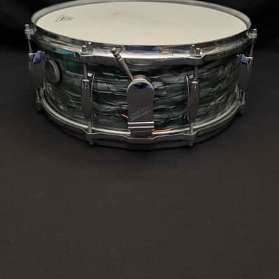Gretsch Broadkaster Name Band 14" x 5,5" snare drum 1950's - Midnight Blue image 5