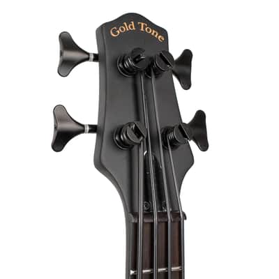 Gold Tone ME-Bass Black Edition 23-Inch Scale Electric MicroBass with Gig Bag (Limited) image 6