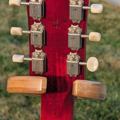 Gibson Les Paul Junior Tribute Double Cut 2019  Worn Cherry image 9