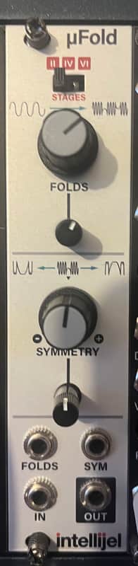 Intellijel uFold II Wavefolder / Waveshaper Eurorack Synth Module 2013 - 2017 - Silver image 1