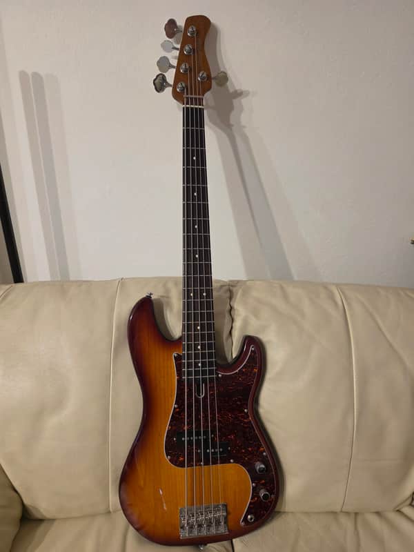 Sire Marcus Miller P5R 5-String - Tobacco Sunburst image 1