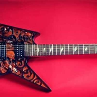 Javara Skull Bird 24 fret 2019 Natural/Black image 1