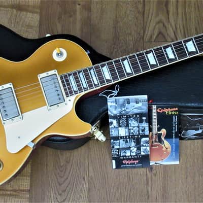 Epiphone Elitist Les Paul '57 Gold Top - 2007 Japan - Gibson USA Upgrades - Mint - Rare image 4