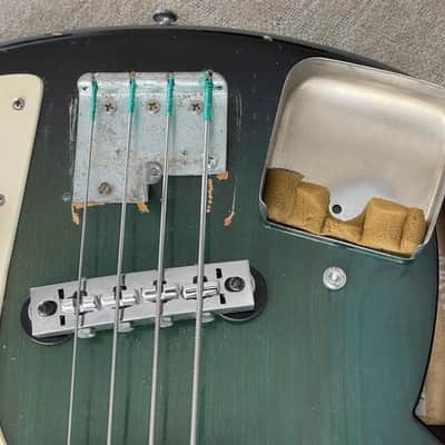 Vintage 1968 Kustom USA K200 Bass Wineburst Finish w Dearmond Pickups + Original Case Rare Model image 13