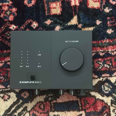 Native Instruments Komplete Audio 2 Desktop USB Audio Interface 2019 - Black image 4