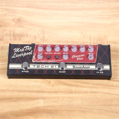 Tech 21 SansAmp Character Plus Series Mop Top Liverpool 2022 - Present - Tan / Red image 2