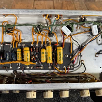 Fender Tremolux 6G9-A 1961 Rough Blonde Tolex Tone Ring Cabinet - Blonde image 14