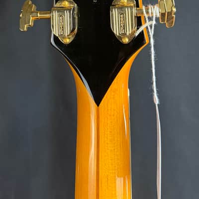 D'Angelico Excel DC Semi-Hollow Body Electric Guitar Amber Finish w/ OHSC image 10