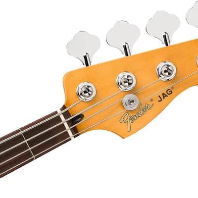 Fender Mark Hoppus Signature Jaguar Bass Limited Edition 4-String Bass Guitar, Rosewood Fingerboard, 3-Color Sunburst image 4