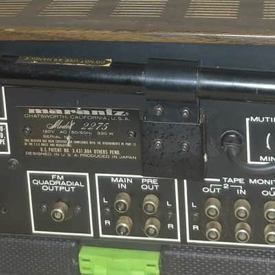 Marantz Model 2275 75-Watt Stereo Solid-State Receiver 1974 - 1977 -Fully Restored Silver with simulated woodgrain vinyl cover image 6