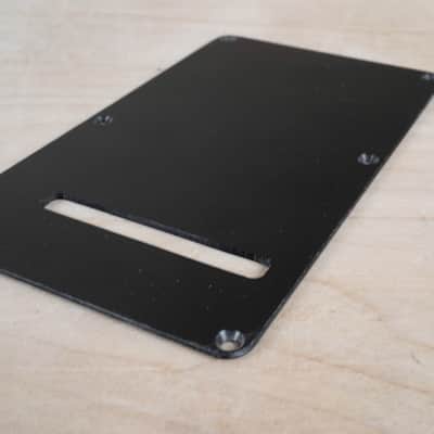 Tokai Guitar Backplate Spring Cover Tall Black [87mm x 155mm] image 2