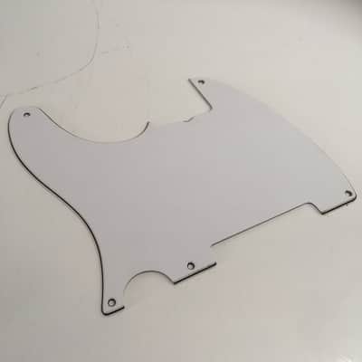Lefty 59 Esquire 3-ply Relic White Pickguard Tele USA for Left Handed Fender Telecaster Aged 5-Hole image 8