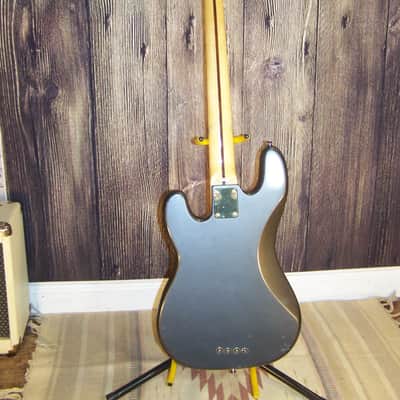 Legendary Vintage Bently Series 10 "P" Bass Guitar, 1990s, Metallic Gray image 4