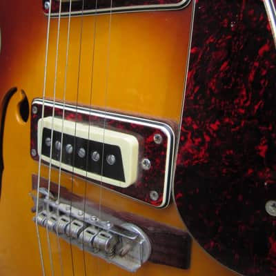 Aria Diamond / Conrad 1202T Hollowbody 1967 Sunburst image 10