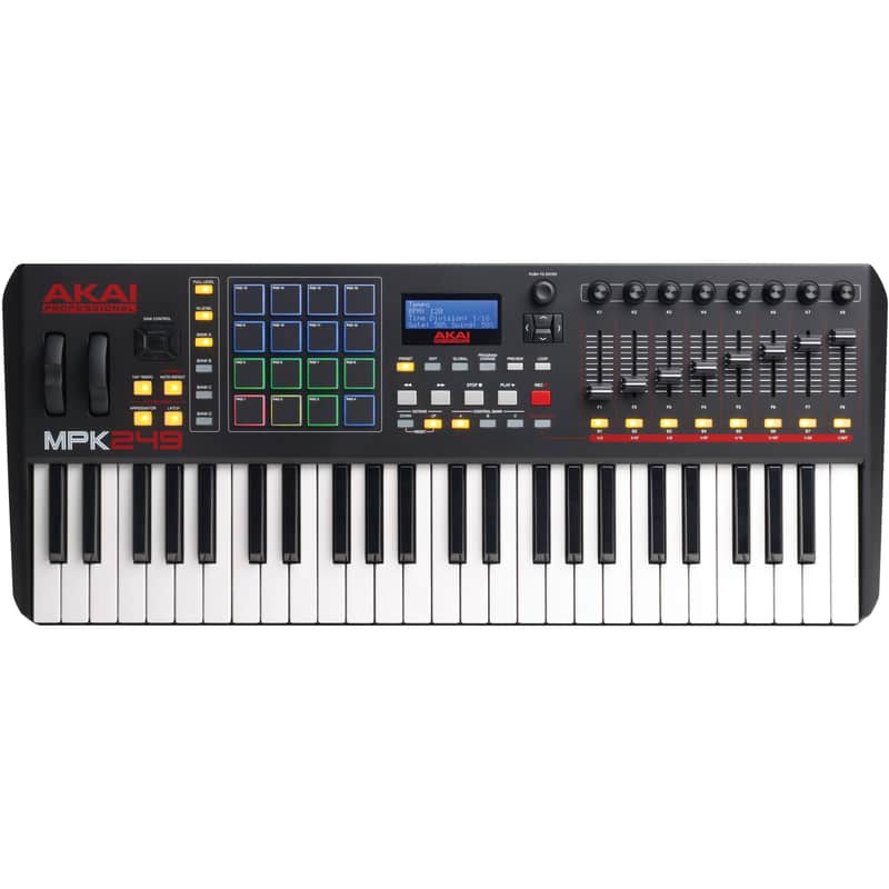 Akai "MPK249" 49-key semi-weighted keyboard controller. (Discontinued product) image 1