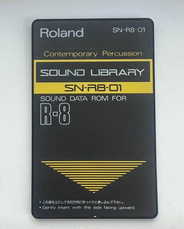 Roland SN-R8-01 Contemporary Percussion 1990s - Black image 1