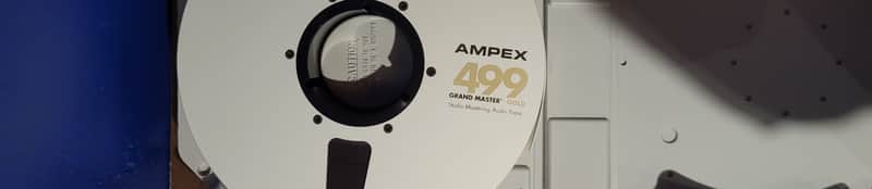 Ampex 499 Gold 2" Analog Recording Tape 1 pass 1998 image 1