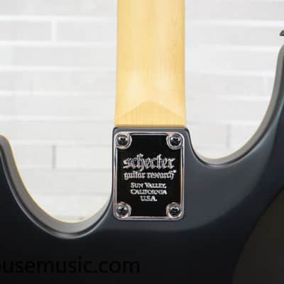Schecter Demon-6 FR-S Sustainiac - Aged Black Satin image 7