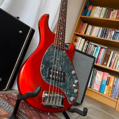 Ernie Ball Music Man StingRay 5 2004, Lava Pearl, Full Restoration, Nordstrand Pickup, Pro Set Up! image 13