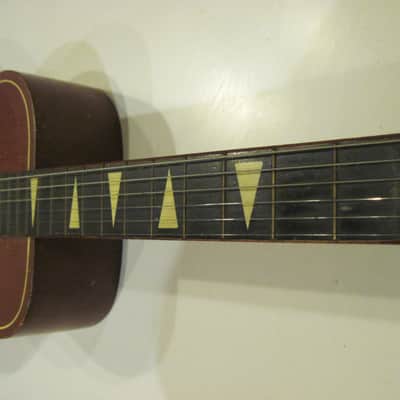Vintage TELLENO Acoustic Guitar OLD parlor 1940's image 3
