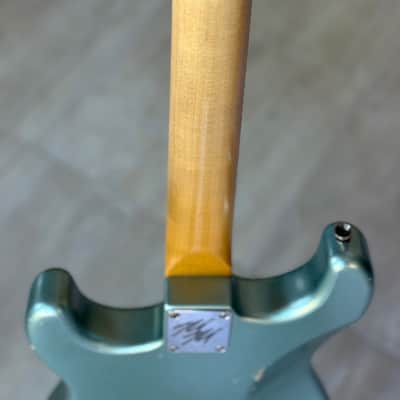 Mario Martin Model S Strat Guitar (Brazilian Rosewood Fretboard) 2023 - Firemist Silver Relic image 18