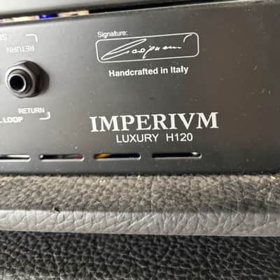 Cicognani Luxury H120 Guitar Tube Amp & Matching Speaker Cabinet H Luxury 120 2013 - Black image 6
