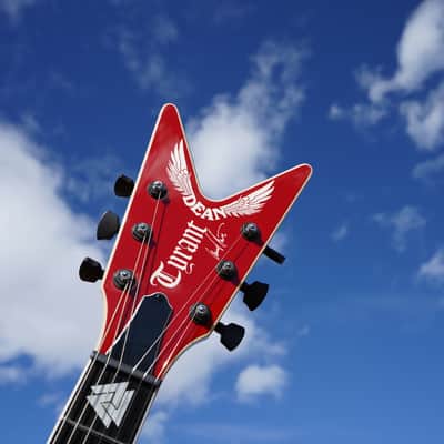 Dean USA Custom Shop Michael Amott Tyrant - Blood Red w/ Black Bevels 6-String (Includes Hard Case) image 3