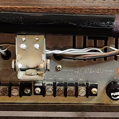 Lafayette Lafayette LR-775 is a vintage 100-watt solid-state AM/FM stereo receiver 1970 - Metal walnut finish image 12