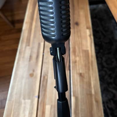 Shure Limited Edition Super 55-BLK Pitch Black Deluxe "Elvis" Mic 2017 - Matte Black image 4