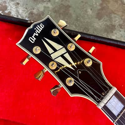 Orville by Gibson Les Paul Custom c 1993 - Black Beauty original vintage MIJ Japan fujigen LPC image 7