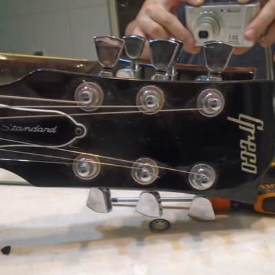 1978 Greco Les Paul Standard EG-450 Sunburst Japan + Maxon humbucker and CASE image 4