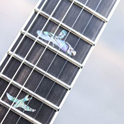 PRS SE Hollowbody II Piezo Peacock Blue Smokeburst Electric Guitar w/Case image 6