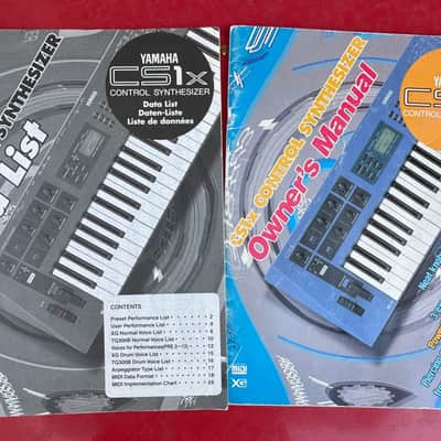 Yamaha CS1x Control Synthesizer 1996 - Blue image 12