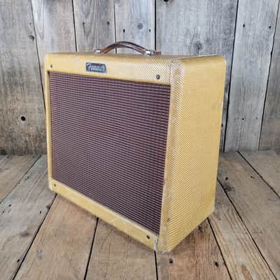 Fender Tweed Princeton 5F2 1956 Clean, 100% Original and it Works Great! - Tweed image 4