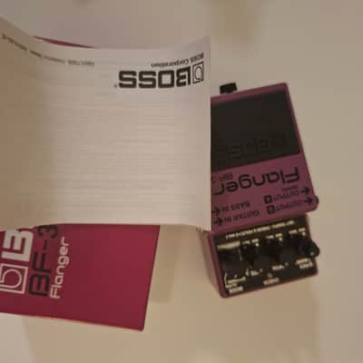 Boss BF-3 Flanger (Dark Gray Label) 2002 - Present - Purple image 5