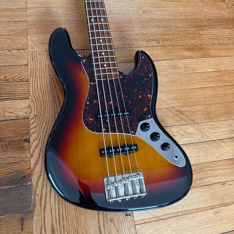 Fender Japan Jazz Bass V - CIJ 2002 - Sunburst image 1