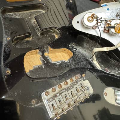 Fender Stratocaster Black 1979 w/ Case image 10