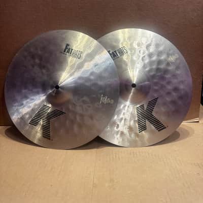 Zildjian K Series 14” Fat Hats Hi-Hats (Top & Bottom) – Made in USA – Matched Pair image 1
