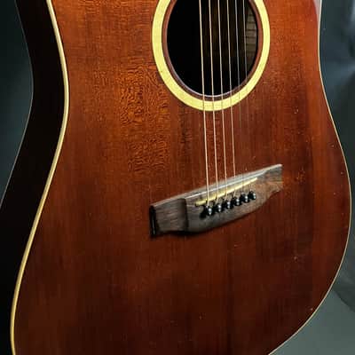 Daion MIJ The '78 Heritage Dreadnought Acoustic Guitar Stained Mahogany w/ OHSC image 6