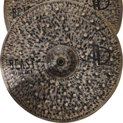 Agean Cymbals Beast Xtra Dry Set 14"HH, 16"CR, 20" RIDE + CYMBAL BAG - Handmade in Turkey image 3