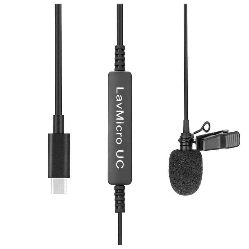 Saramonic LavMicro-UC Lavalier mic for USB Type-C Devices with Signal Converter image 1