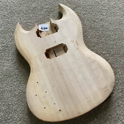 Unfinished Left Handed Basswood Guitar Body image 1