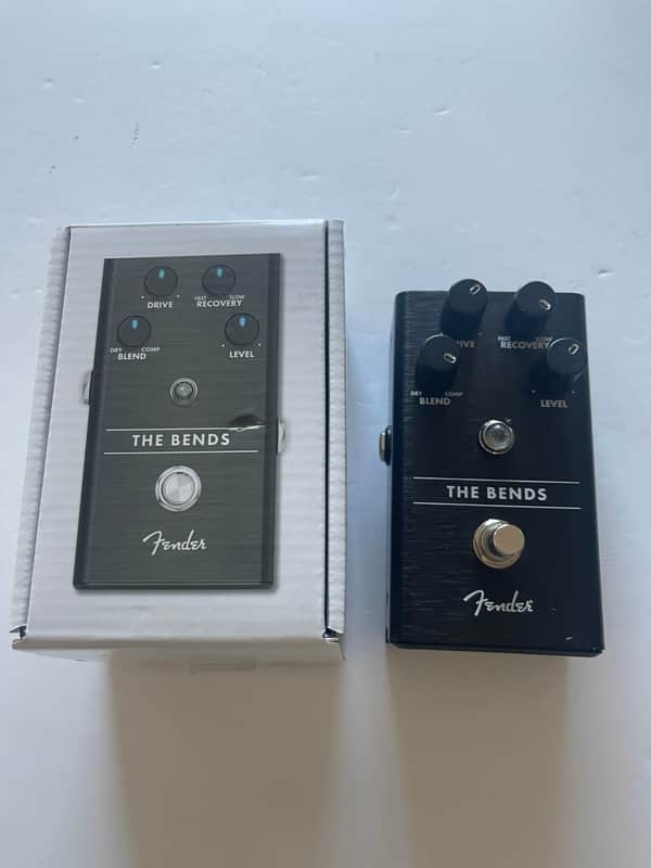 Fender The Bends Compressor Compression Guitar Effect Pedal + Original Box image 1