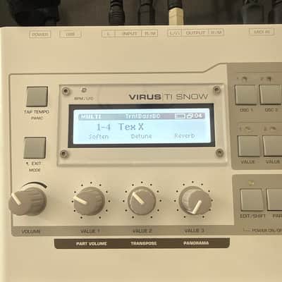Access Virus TI Snow Desktop Digital Synthesizer 2008 - White