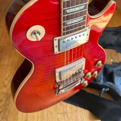 ALL ORIGINAL 2004 Gibson Les Paul Standard Plus in RARE Cayenne Finish image 2