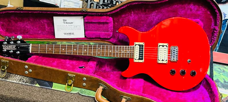 Hamer Special Left Handed 1983 - Red image 1